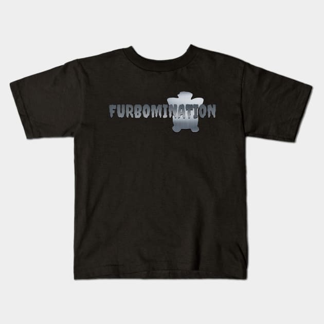 Furbomination Kids T-Shirt by DorkTales